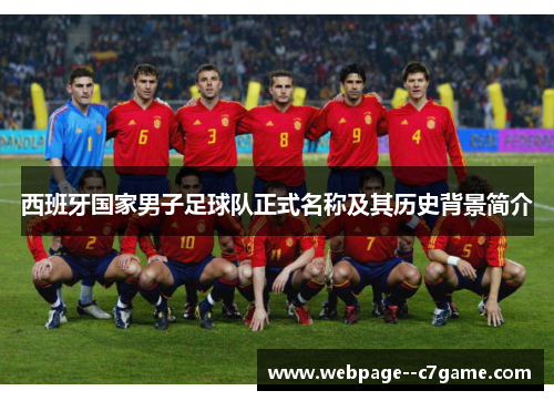 西班牙国家男子足球队正式名称及其历史背景简介 西班牙国家男子足球队正式名称及其历史背景简介